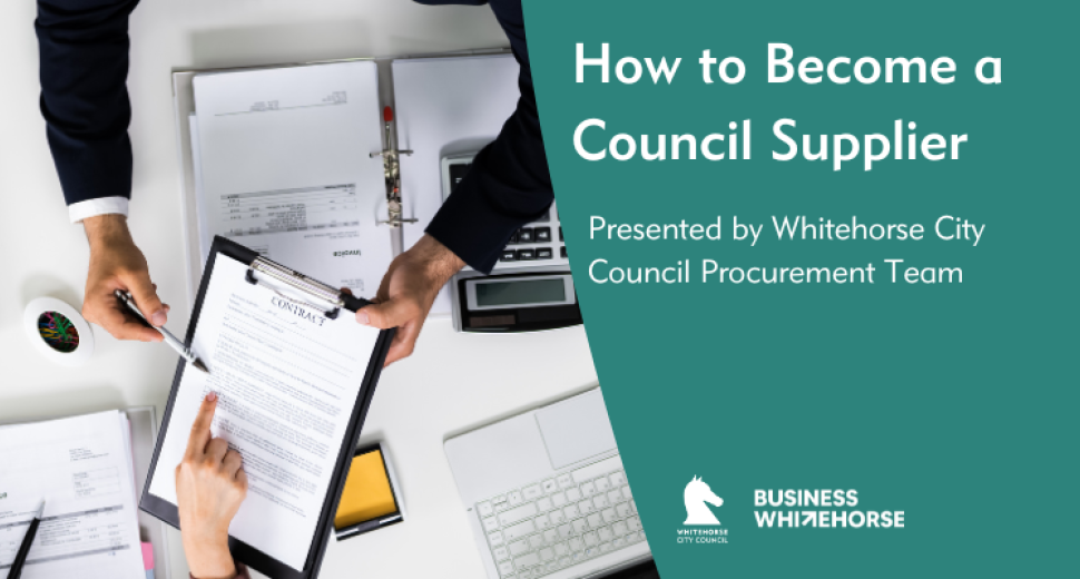 How to become a council supplier - Carousel